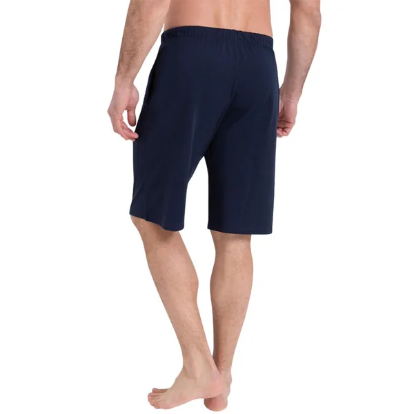 Pyjama court col rond homme Rayures Waves Athena multicolore en coton Athéna