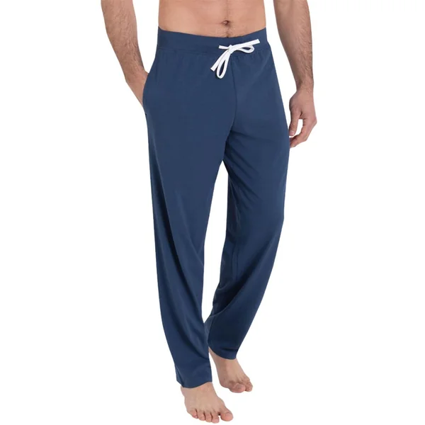 Pyjama long col tunisien homme Chic Athena multicolore en coton Athéna