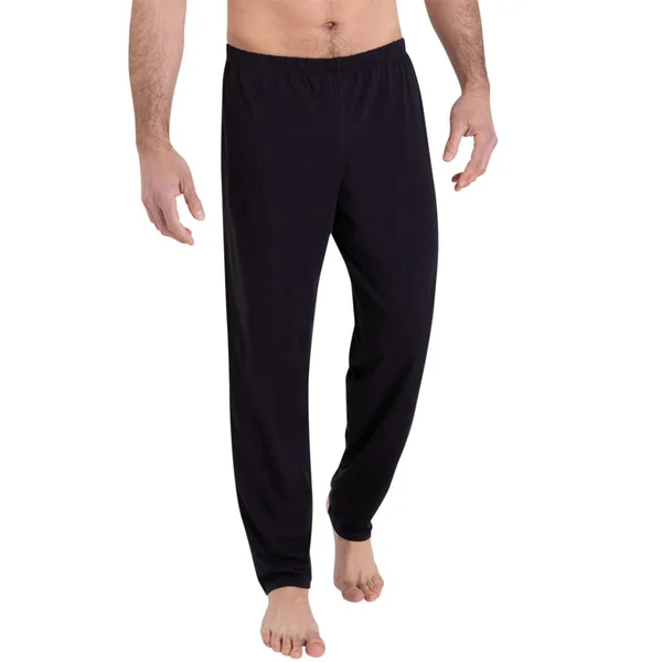 Pyjama long col V homme Ecopack Athena multicolore en coton Athéna