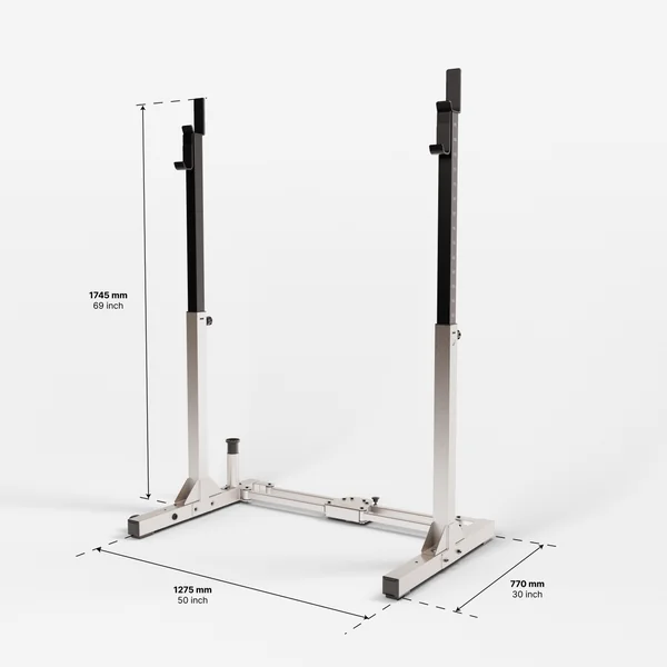 Rack de musculation 120 kg pliable en 2 sec et ultra-compact