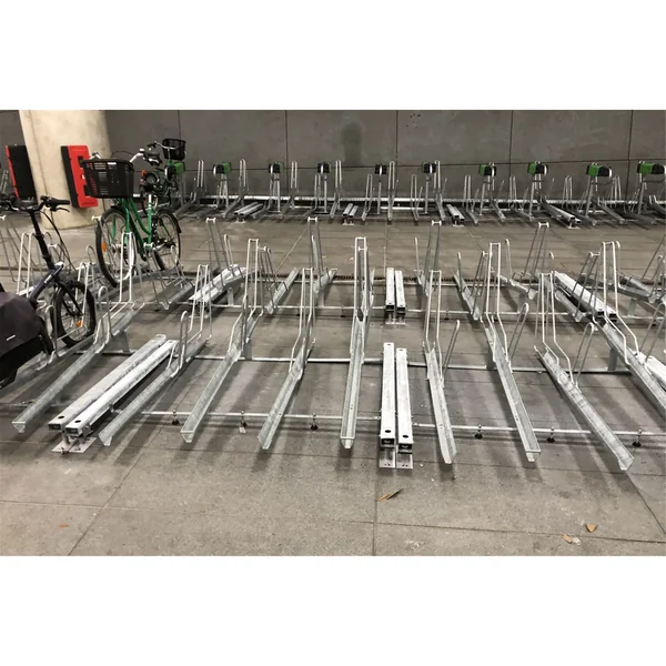 Rack à vélos double étage compact Optima V10