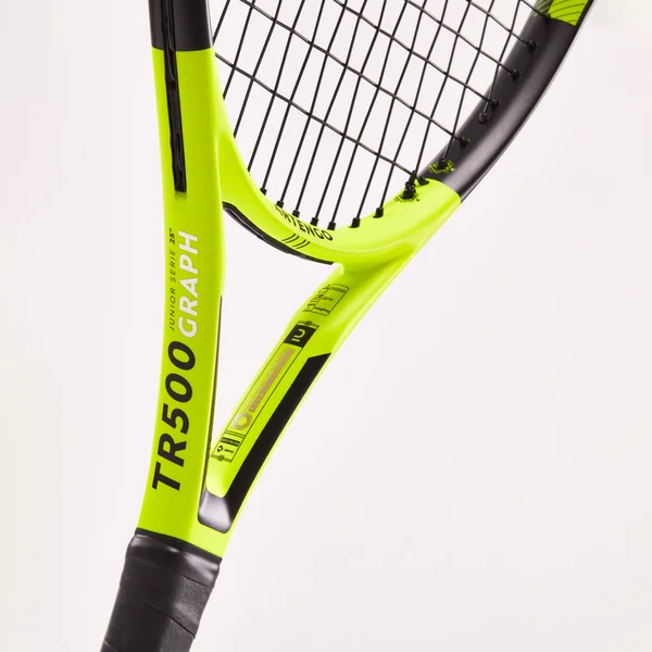 RAQUETTE DE TENNIS ENFANT TR500 GRAPH 25" JAUNE