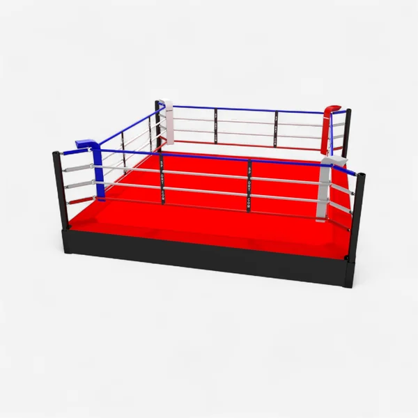 Ring boxe sur podium 5m Ext. 4 Int. Podium 50 cm Sportcom