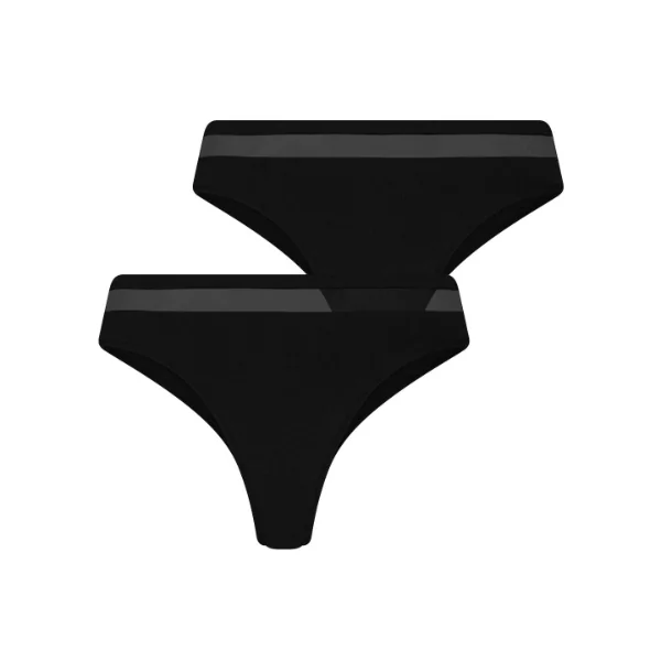 RJ Bodywear Allure noir culotte string
