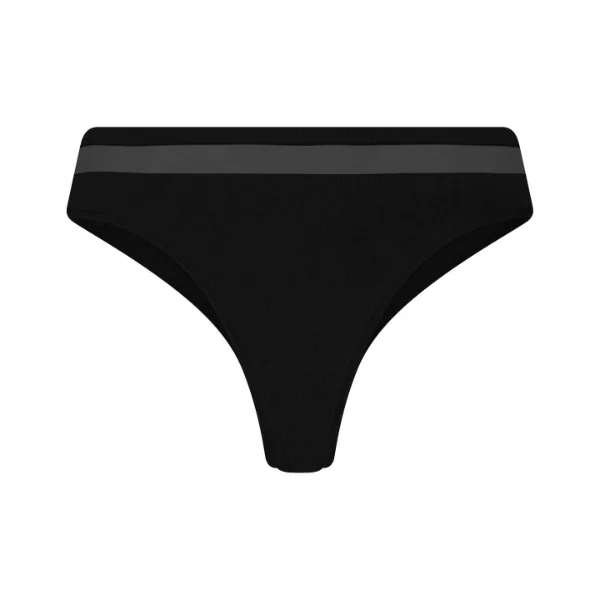 RJ Bodywear Allure noir culotte string