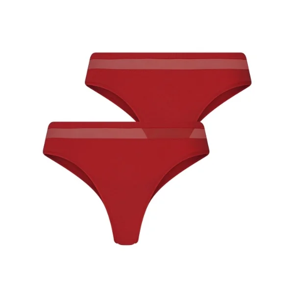 RJ Bodywear Allure rouge culotte string