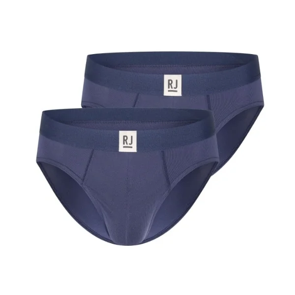 RJ Bodywear Hommes Pure Color bleu marine sport slip