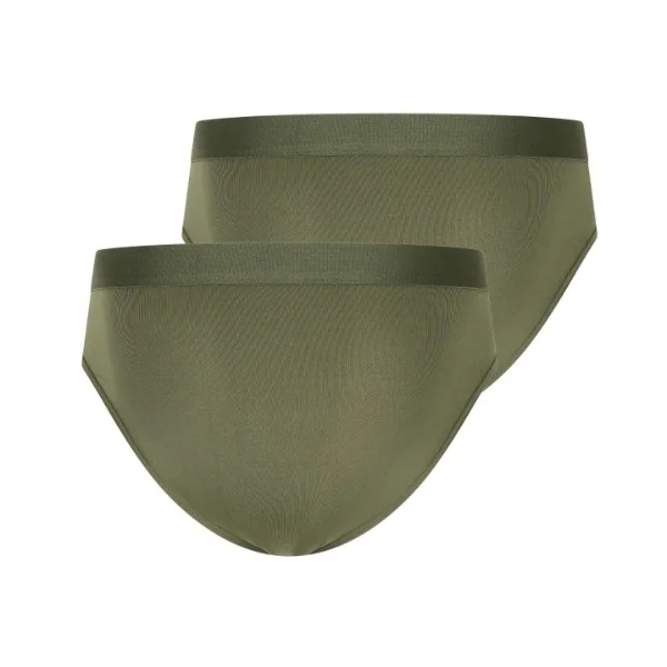 RJ Bodywear Hommes Pure Color vert sport slip