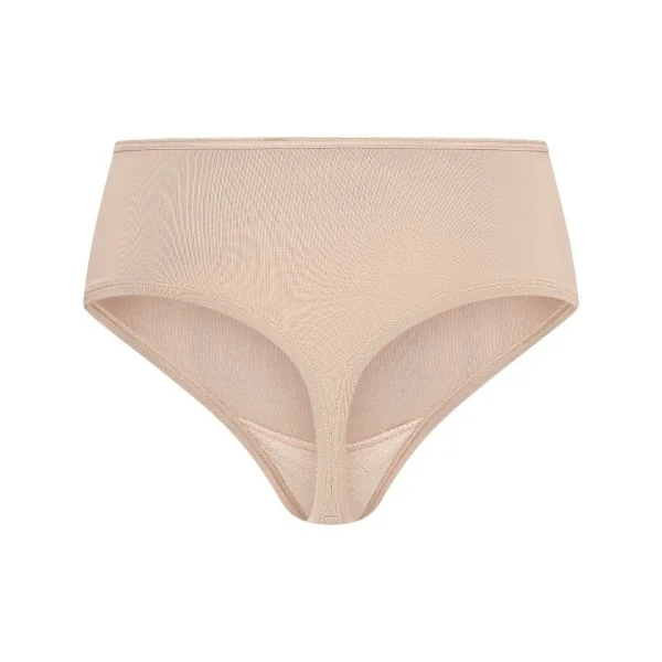 RJ Bodywear Pure Color beige culotte string