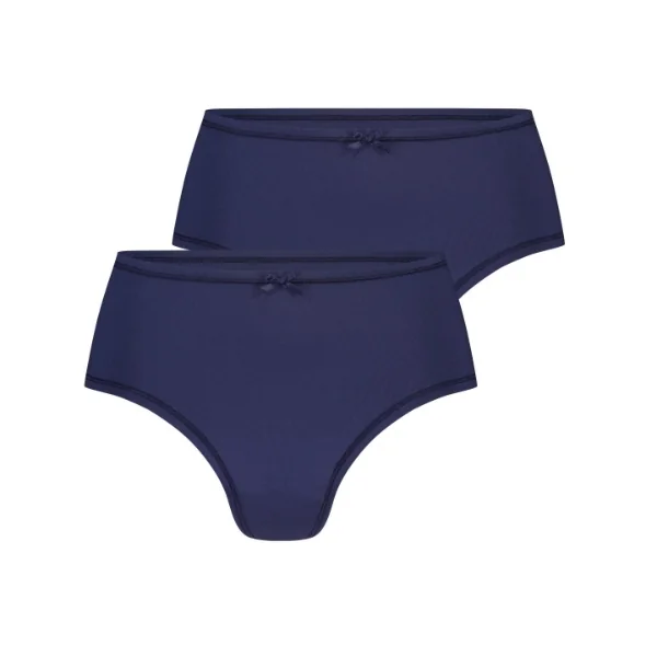 RJ Bodywear Pure Color Extra comfort bleu marine culotte string