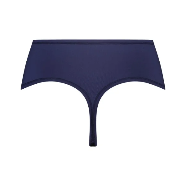 RJ Bodywear Pure Color Extra comfort bleu marine culotte string