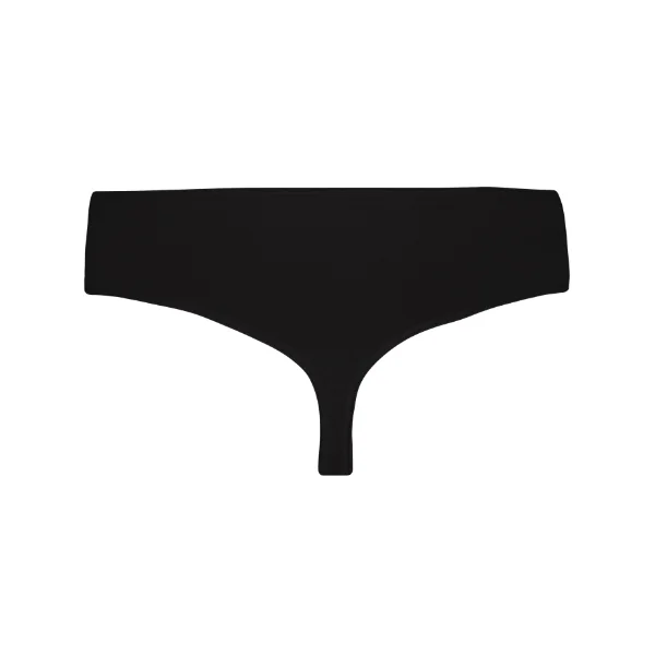RJ Bodywear Pure Color noir culotte string
