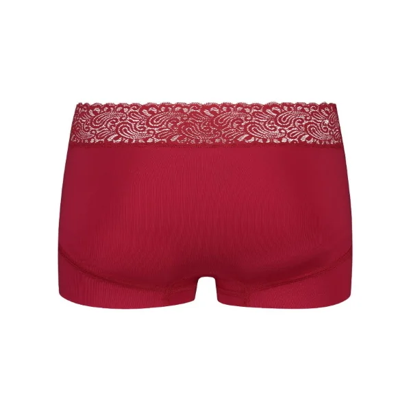 RJ Bodywear Pure Color rouge foncé shortie