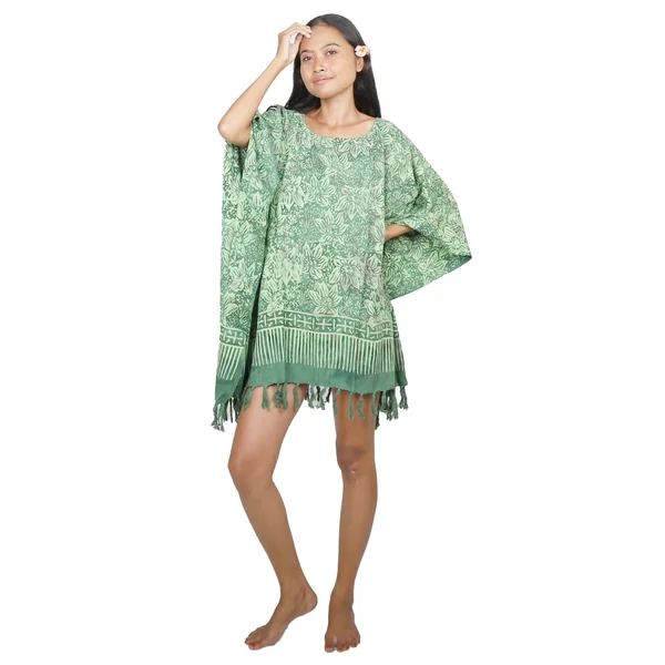 Robe Batik Amed vert