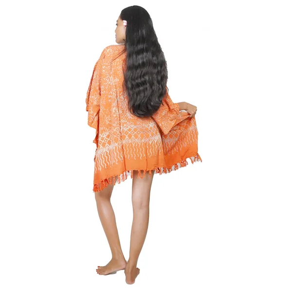 Robe batik Fidji orange