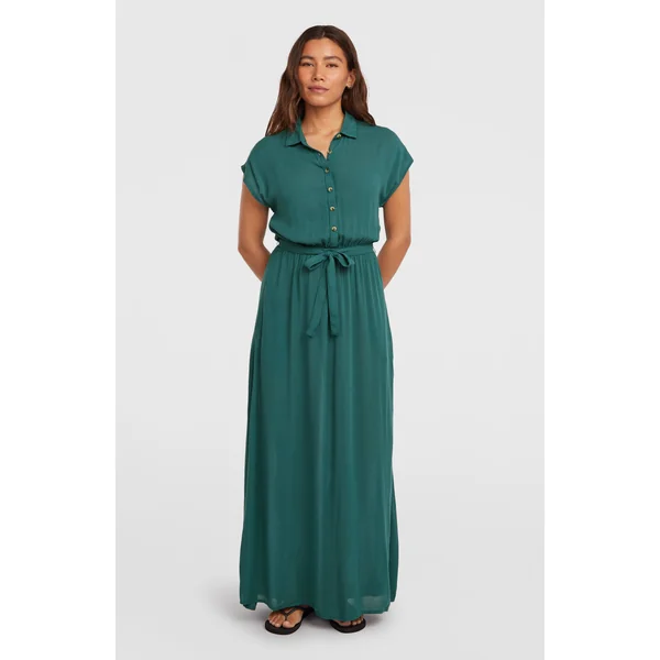 Robe chemise longue Lori | Botanical Heat