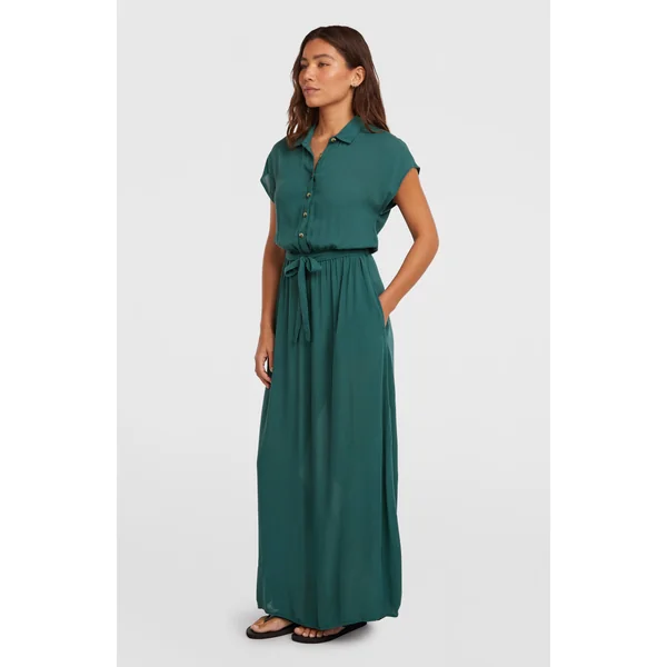 Robe chemise longue Lori | Botanical Heat