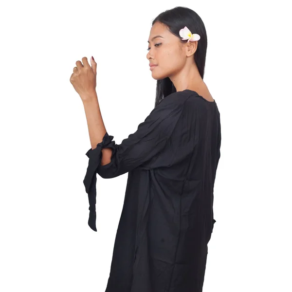 Robe de plage courte noir