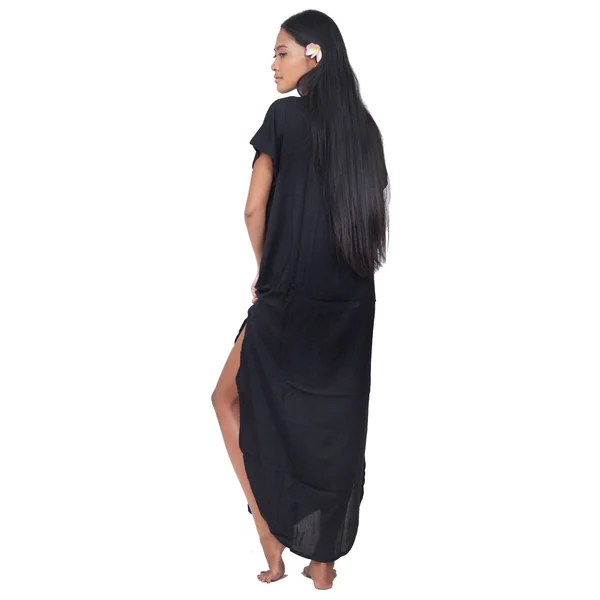 Robe de plage Lucia noir