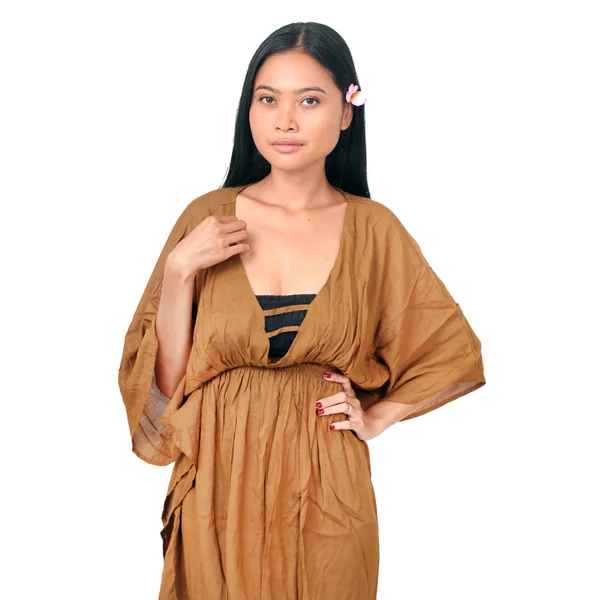 Robe de plage Margaretta beige