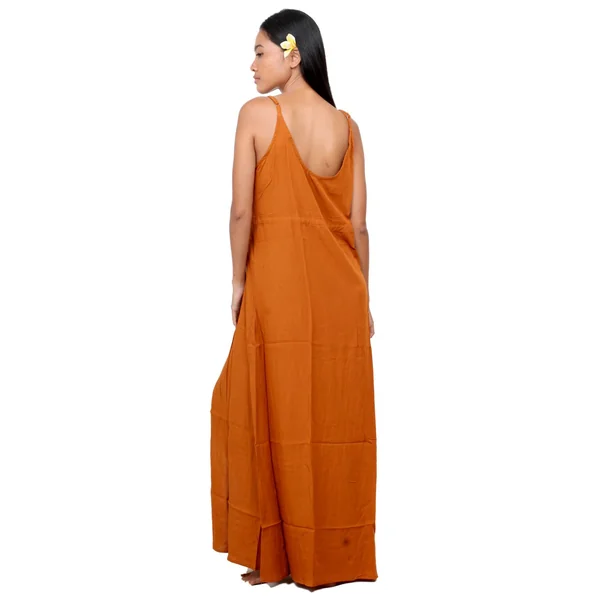 Robe de soirée d'été marron