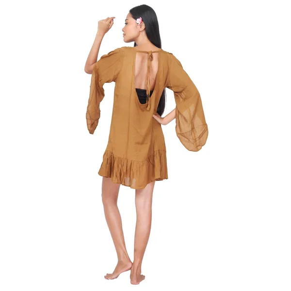 Robe d'été légère beige