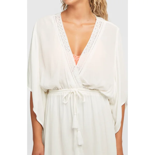 Robe Essentials Tokeena Cover Up | Snow White