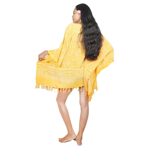 Robe paréo batik Sofia jaune