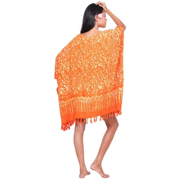 Robe paréo batik Sofia orange