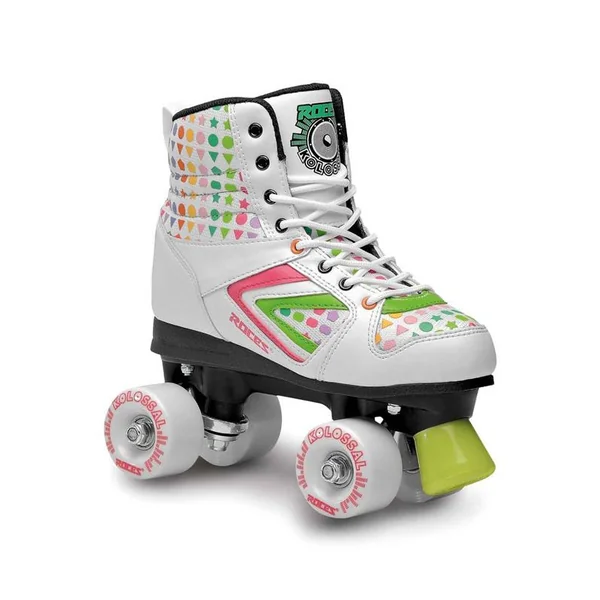 Roller quad ROCES kolossal blanc/vert