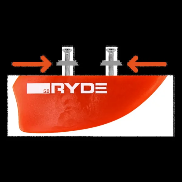 Rondelle cuvette pour aileron de twintip
