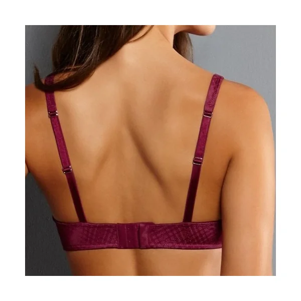 Rosa Faia Caroline bordeaux soutien-gorge rembourré