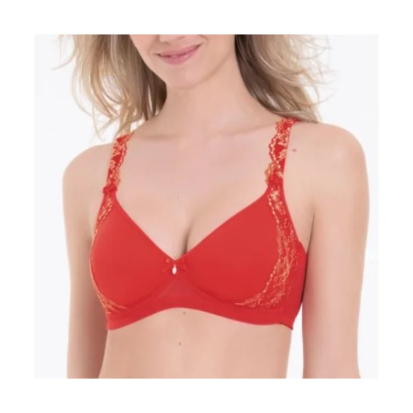 Rosa Faia Colette rouge soutien-gorge sans armatures en dentelle