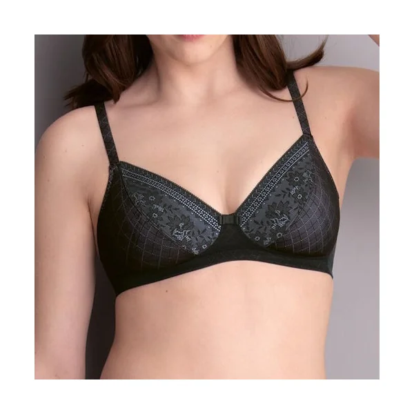 Rosa Faia Rosemary noir soutien-gorge sans armatures en dentelle