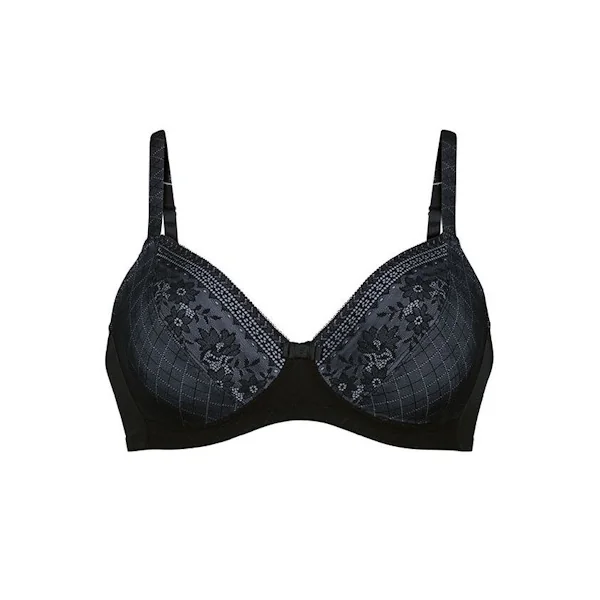 Rosa Faia Rosemary noir soutien-gorge sans armatures en dentelle