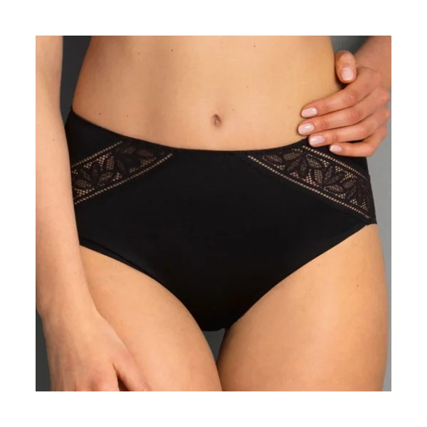 Rosa Faia Selena noir slip