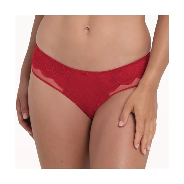 Rosa Faia Selma rouge slip
