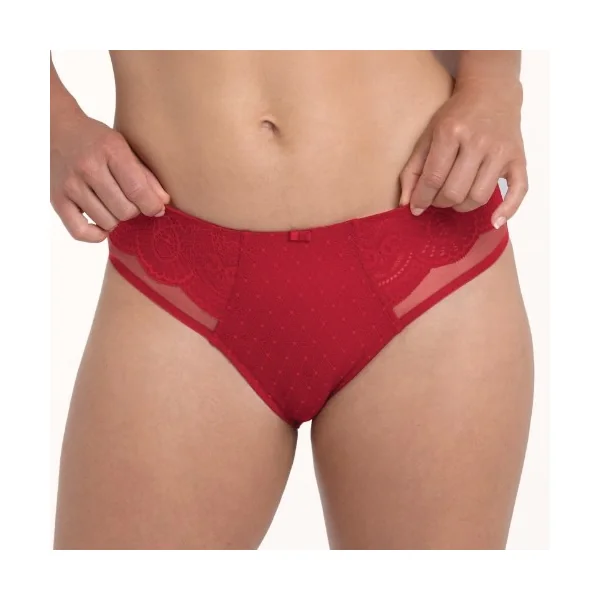 Rosa Faia Selma rouge slip