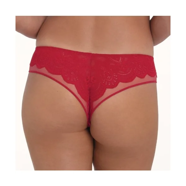 Rosa Faia Selma rouge slip
