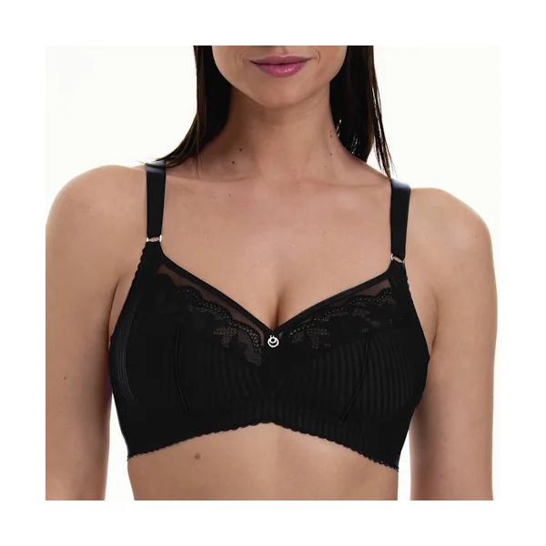 Rosa Faia Sita noir soutien-gorge sans armatures en dentelle