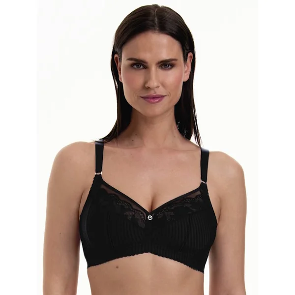 Rosa Faia Sita noir soutien-gorge sans armatures en dentelle