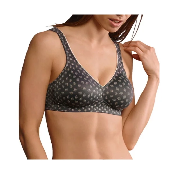 Rosa Faia Twin Art anthracite soutien-gorge sans armatures en dentelle