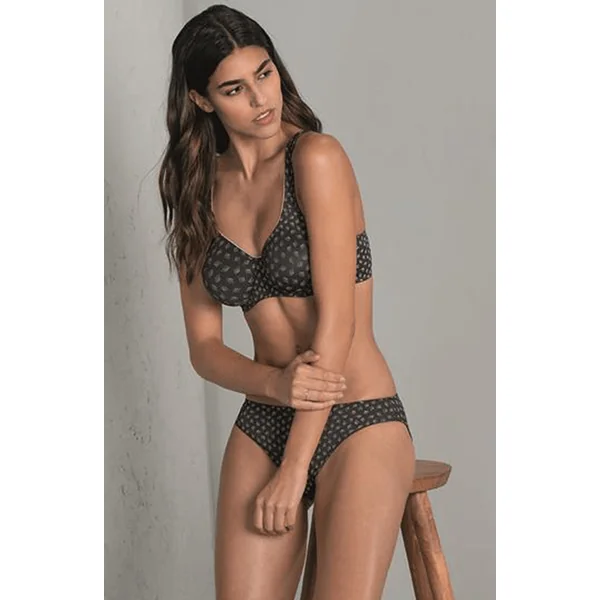 Rosa Faia Twin Art anthracite soutien-gorge sans armatures en dentelle