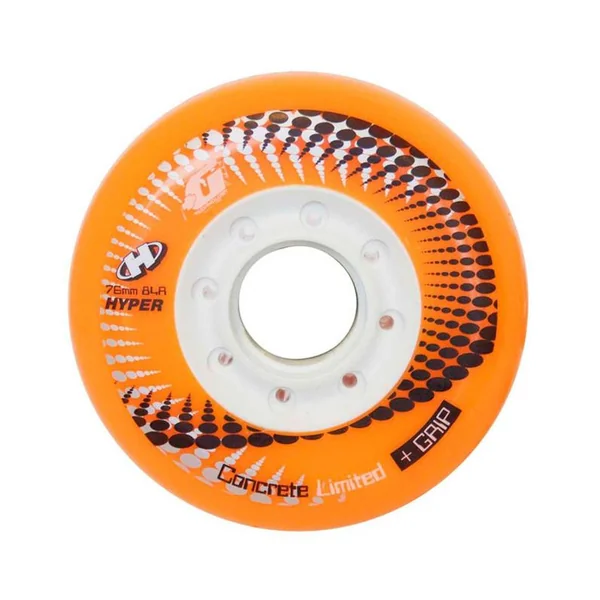 Roue de roller HYPER kit de 4 hyper concrete+g ltd 84a 76mm orange