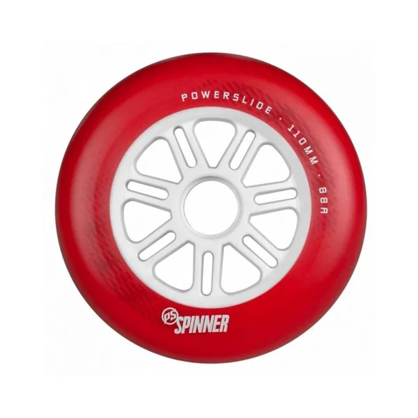 Roue roller en ligne POWERSLIDE Spinner 110mm/88a, matte red, Pcs.