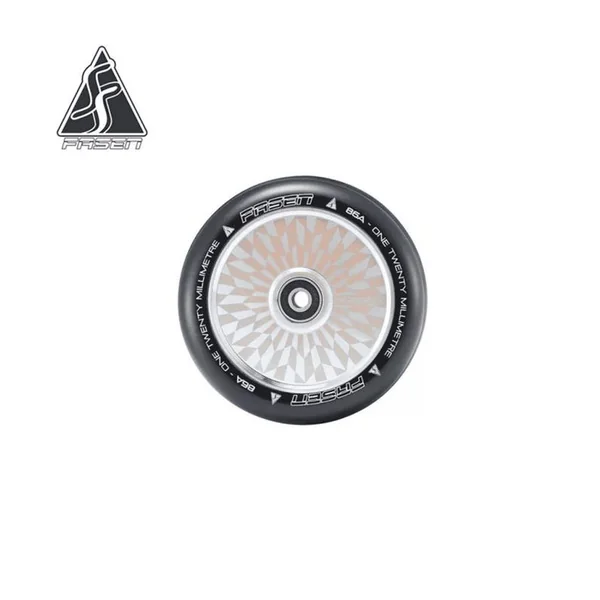 Roue trottinette FASEN Hypno Offset Chrome 120mm