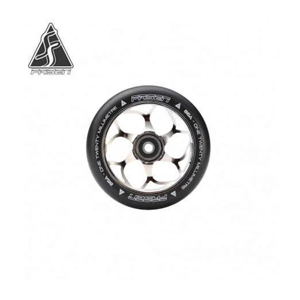 Roue trottinette freestyle FASEN 120 mm chrome