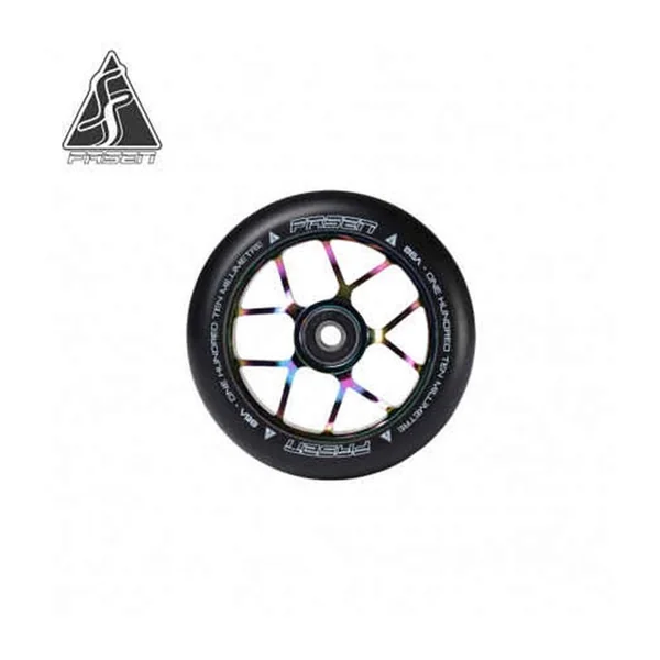 Roue trottinette freestyle FASEN jet 110 mm oil slick