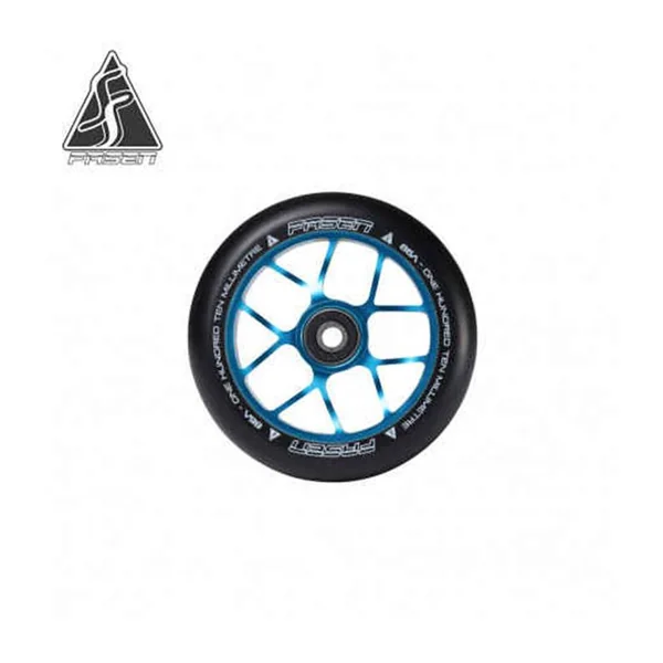 Roue trottinette freestyle FASEN jet 110 mm teal