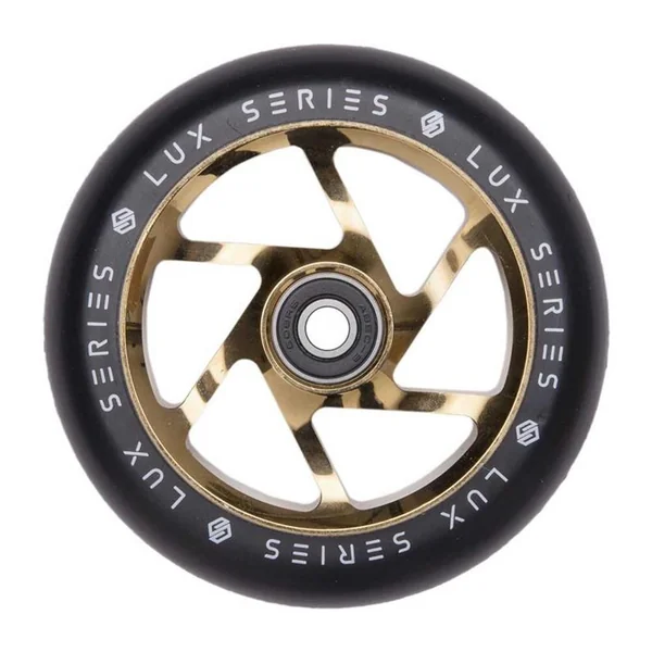 Roue trottinette STRIKER Lux Spoked Gold Chrome 100mm